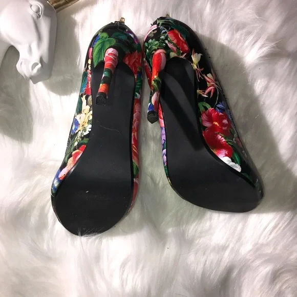 Steve Madden floral Messy heel - Picture 3 of 7